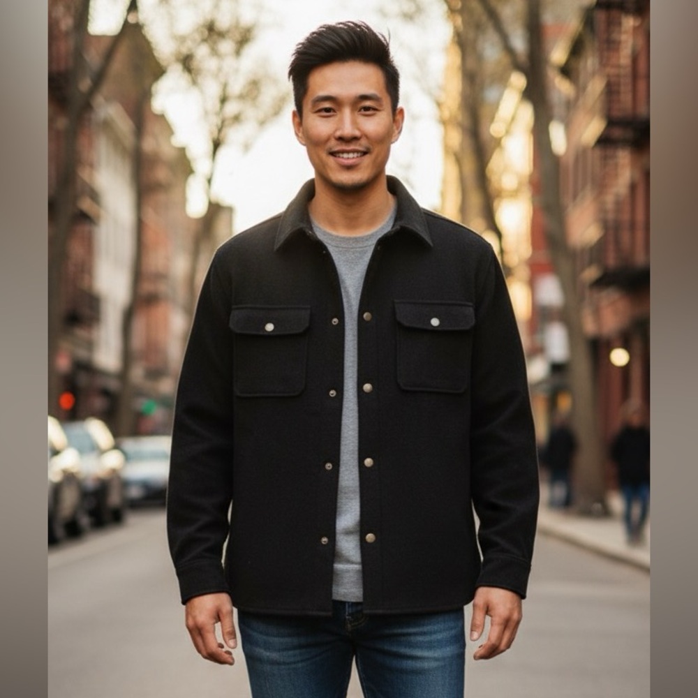 H&M Thicker Soft Black Shirt / Jacket